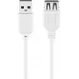 USB 2.0 ilginimo laidas Goobay 96197 0,6 m baltas