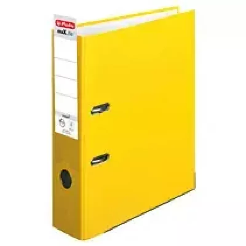Žiedinis segtuvas Herlitz 05481304 A4 geltonas