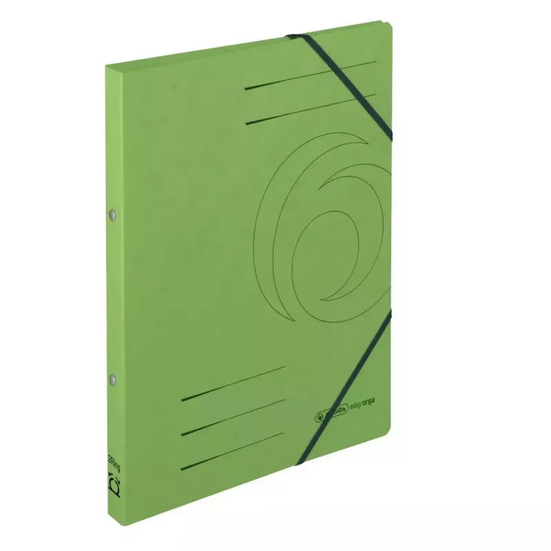 Herlitz 11255445 kartoninis aplankalas, žalias, A4