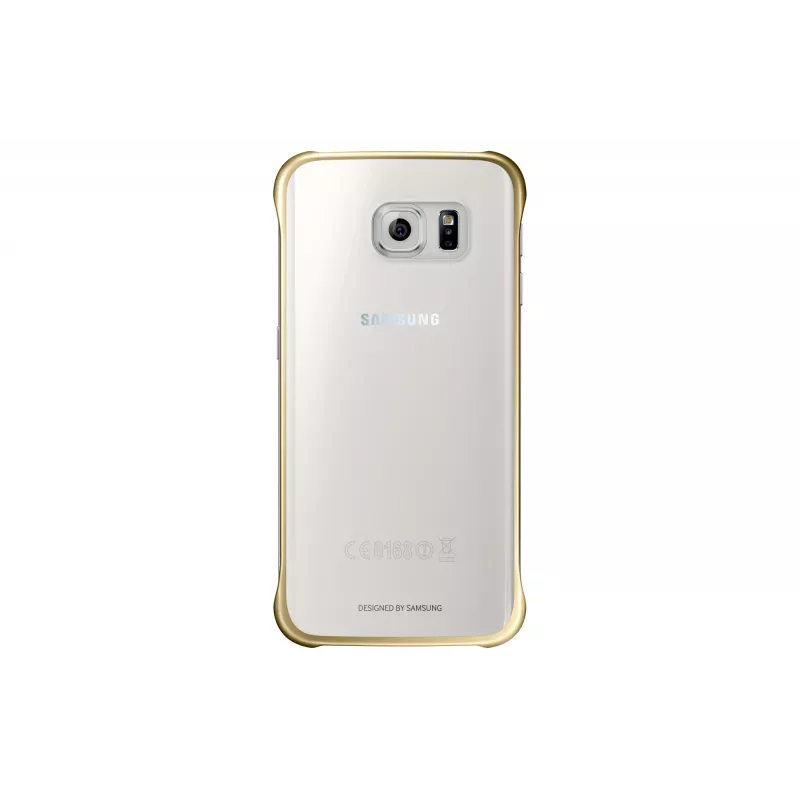 Samsung EF-QG925B mobiliojo telefono dėklas Dangtelis Auksinis, Skaidrus