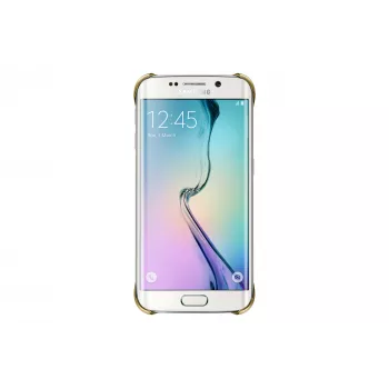 Samsung EF-QG925B mobiliojo telefono dėklas Dangtelis Auksinis, Skaidrus