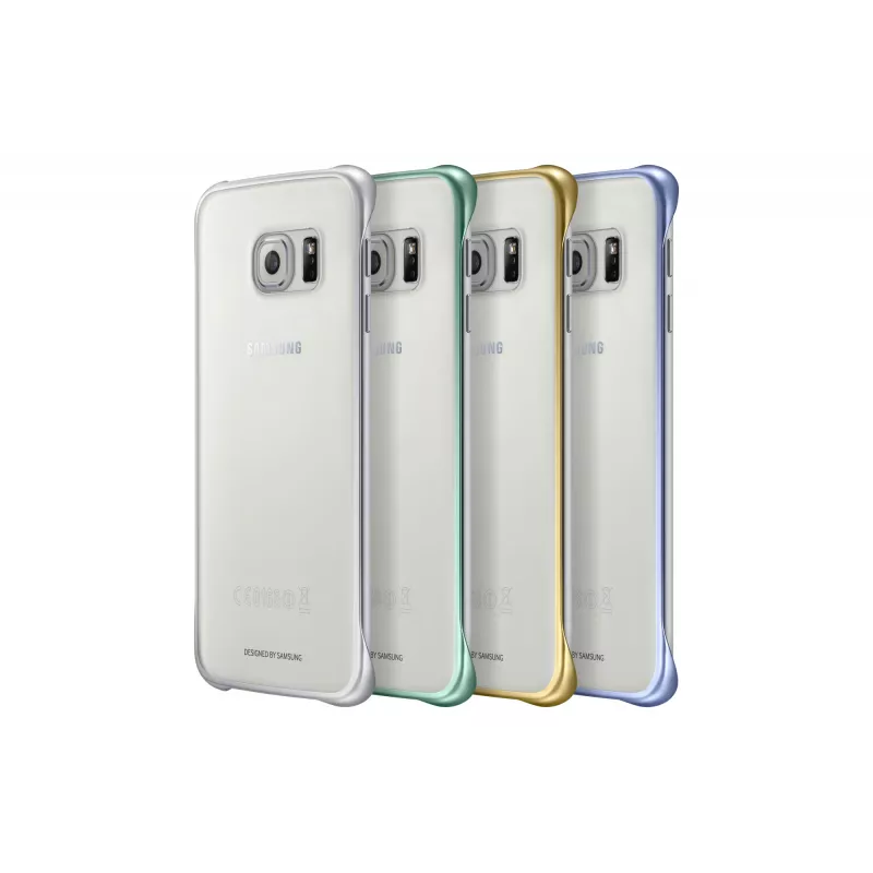 Samsung EF-QG925B mobiliojo telefono dėklas Dangtelis Auksinis, Skaidrus