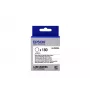 Epson etikečių kasetė išpjauti apskritimai LK-8WBWAA juoda ant balto D25mm (180 etikečių)