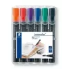 Nuolatinis žymeklis Staedtler Lumocolor 352 su apvaliu antgaliu 6 vnt.