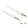 Audio laidas DeLOCK 85548 1 m 3,5 mm baltas