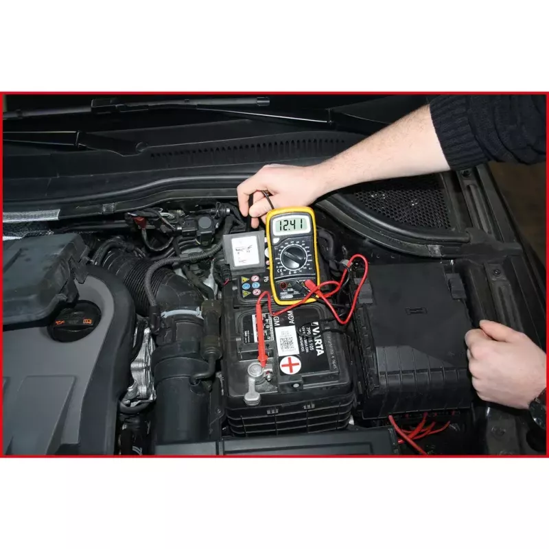 Skaitmeninis multimetras KS Tools 150.1495 LCD ekranas 3,5 skaitmenų