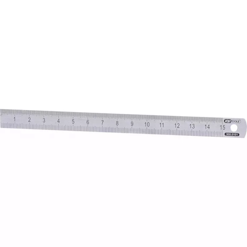 Liniuotė KS Tools 300.0103 — precizinė metalinė matavimo liniuotė