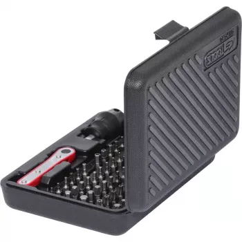 Atsuktuvų antgalių rinkinys KS Tools 911.2080 99 vnt. nikeliuotas šešiabriaunis 25 mm