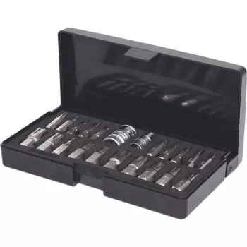 Kištukinių galvučių rinkinys KS Tools 911.3120 — 22 plieninės galvutės, 432 g