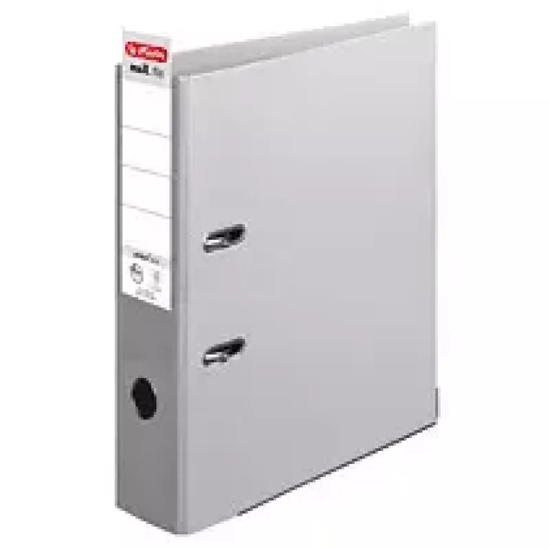 Segtuvas su žiedais Herlitz 10834372 A4 Pilkas