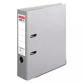 Segtuvas su žiedais Herlitz 10834372 A4 Pilkas
