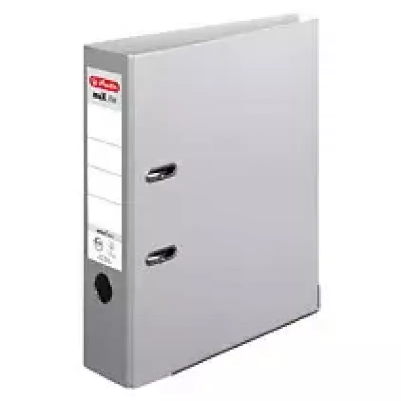 Segtuvas su žiedais Herlitz 10834372 A4 Pilkas