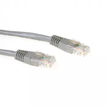 ACT pilkas 30 metrų U/UTP CAT5E komutacinis kabelis su RJ45 jungtimis