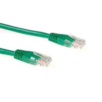 ACT Green 10 metrų U/UTP CAT5E komutacinis kabelis su RJ45 jungtimis