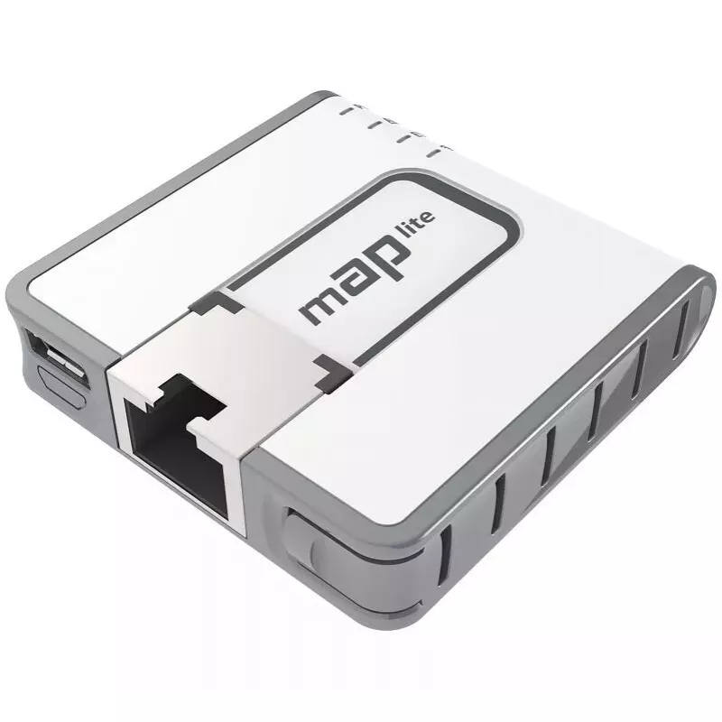 Mikrotik mAP lite, RBMAPL-2ND, 2,4 GHz, PoE, 10/100 Mbit/s, Balta