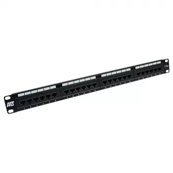 24 prievadų neekranuotas CAT5E pataisų skydelis ACT PP1001
