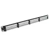 24 prievadų neekranuotas CAT5E pataisų skydelis ACT PP1001