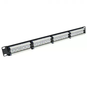 24 prievadų neekranuotas CAT5E pataisų skydelis ACT PP1001
