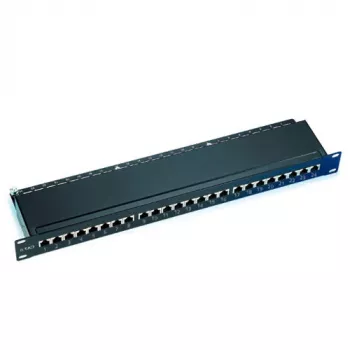 Patchpanel CAT6 ekranuotas 24 prievadų su dangteliu ACT PP1012