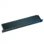 Patchpanel CAT6 ekranuotas 24 prievadų su dangteliu ACT PP1012