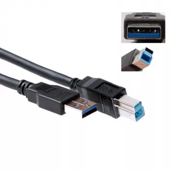 USB laidas ACT USB 3.2 Gen1 A kištukas - USB B kištukas 3,00 m