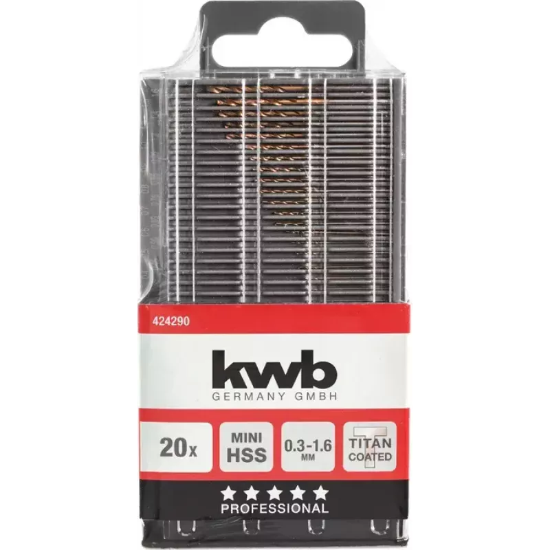 Grąžtų rinkinys KWB 424290, 20 vnt.