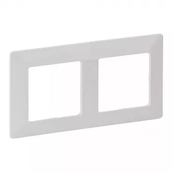 Sieninis rėmelis 2 vietų Legrand VLIFE 754002 dviem moduliams, stačiakampis montavimas