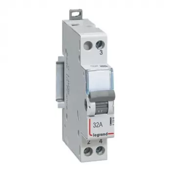 Automatinis jungiklis Legrand 412900 — vienpolis apsaugos įtaisas, kompaktiškas modulis, pakuotė 184×88×100 mm