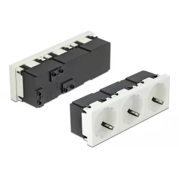 Kištukinis lizdas DELOCK 81323 CEE 7/3 3P+N+PE 250V 16A ABS baltas