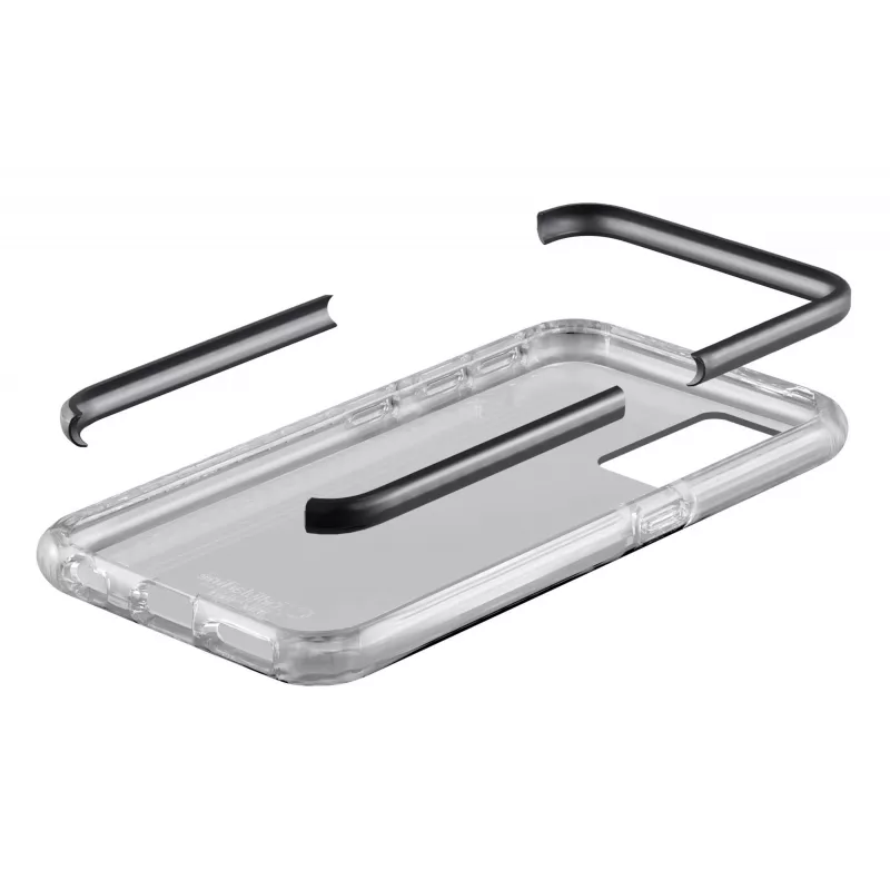 Cellularline Tetra Force Shock-Twist - Galaxy A41, Dėklas, Samsung, Galaxy A41, 15,5 cm (6,1 colio), Juoda, Skaidrus