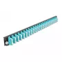 Splice Box priekinis skydelis DeLOCK 19 colių 24 prievadų LC Quad aqua
