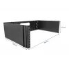 Rack base DeLOCK 19 inch Wall Mount Rack 3U foldable Juoda