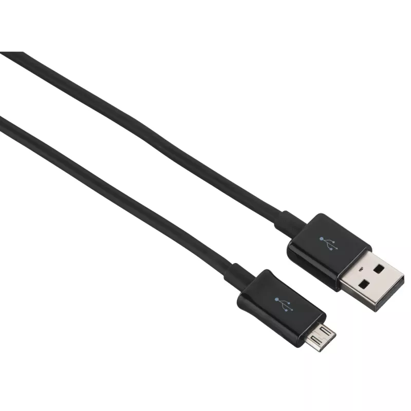 Hama 00200904 USB laidas USB 2.0 0,9 m USB A Micro-USB B Juodas