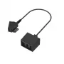 “Hama” 00201124 laido jungties adapteris TAE-F 3 x TAE-NFF juodas