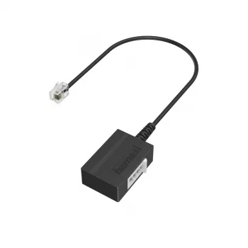 Hama 00201130 laido adapteris TAE-F RJ11 Juoda