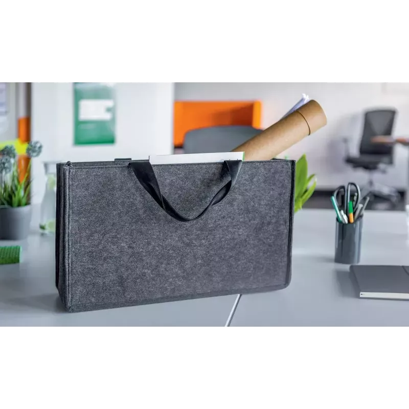 Pečių krepšys Sigel BA411 Veltinis Pilkas Unisex Didelis