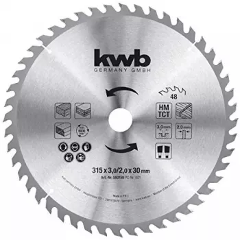 Disko pjūklo geležtė KWB 593159 31,5 cm 1 vnt.
