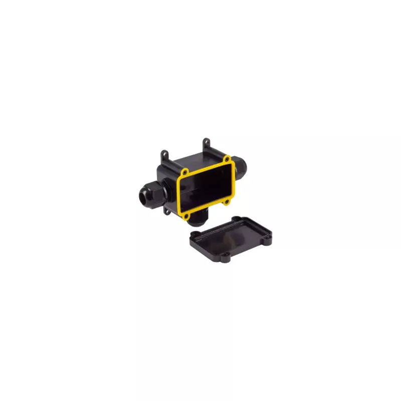 Elektrinė jungiamoji dėžutė ShiverPeaks BS08-01051 IP68 juoda ABS plastikas