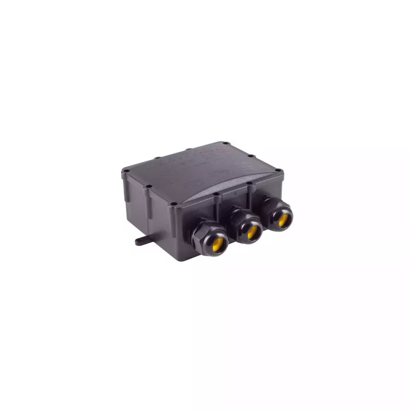 Elektrinė jungčių dėžutė ShiverPeaks BS08-01053 IP68 juoda ABS plastiko