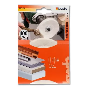 Poliravimo diskas KWB 517400 10 cm darbinis skersmuo 1,3 cm įtvaro skersmuo