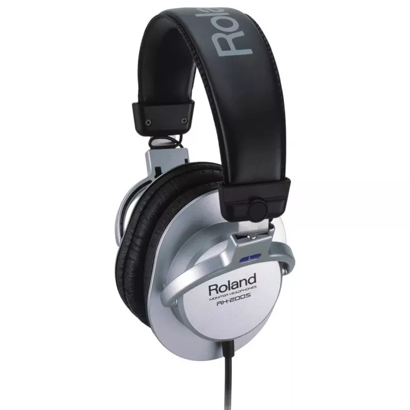 Ausinės Roland RH-200S laidinės muzikai juodos sidabrinės 20-20000 Hz