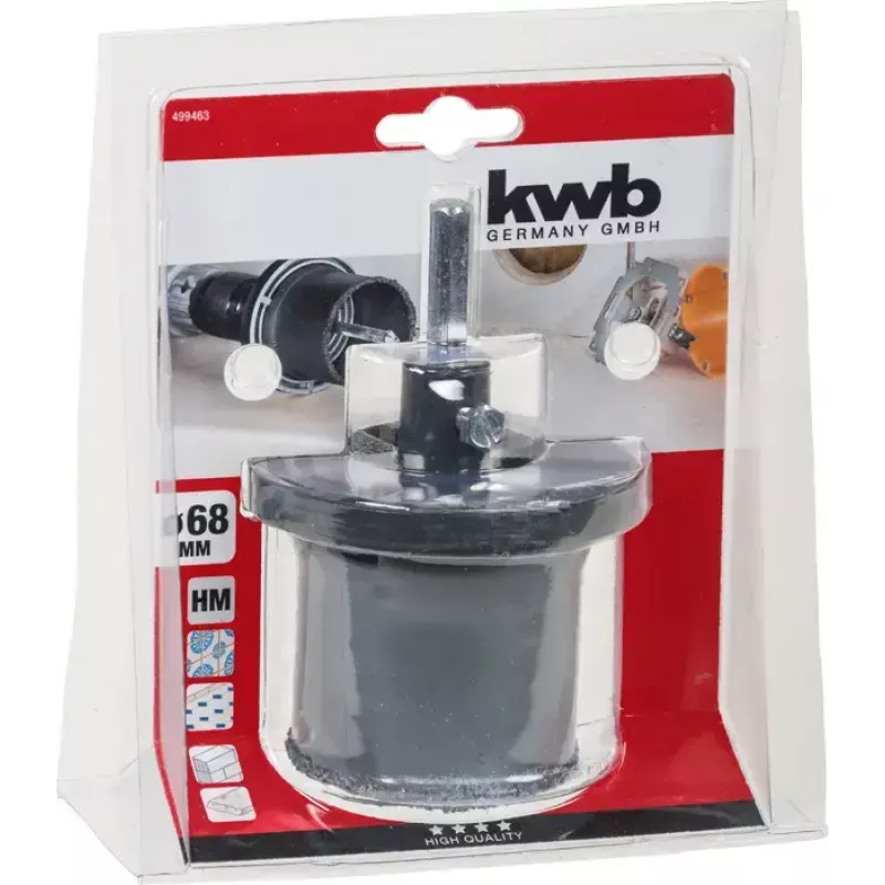 Skylių pjūklas KWB 499463 vienetinis 6,8 cm keramikai, betonui, plastikui