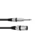 Garso kabelis Omnitronic 3022519A 0,9m XLR 6,35mm Juodas