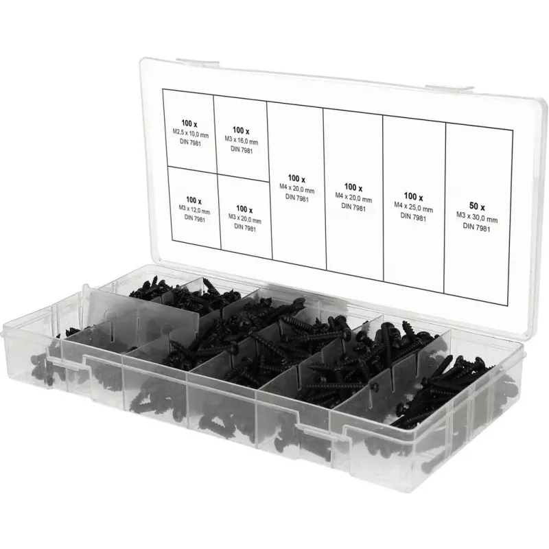 Varžtų/varžtų rinkinys KS Tools 970.0800