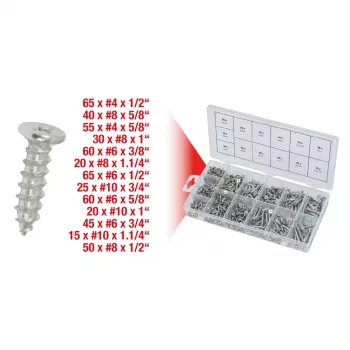 Varžtų/varžtų rinkinys KS Tools 970.0430