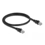 DeLOCK tinklo kabelis RJ45 Cat.6A F/UTP 0,5 m juodas