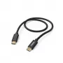 Hama Fabric USB kabelis USB 2.0 1,5 m USB C juodas