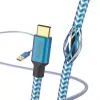Hama Reflective USB laidas USB 2.0 1.5 m USB A USB C Mėlyna