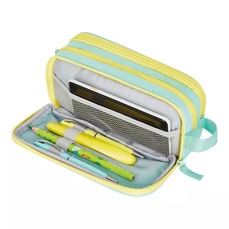 Penalas Herlitz Neon Soft Polyester Mint Geltona 235x110x75mm
