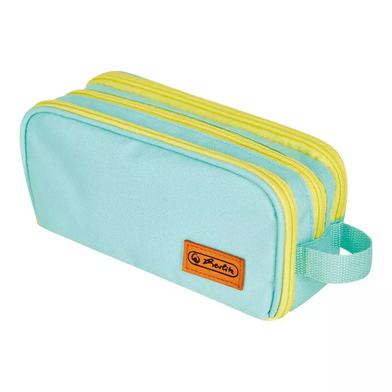 Penalas Herlitz Neon Soft Polyester Mint Geltona 235x110x75mm